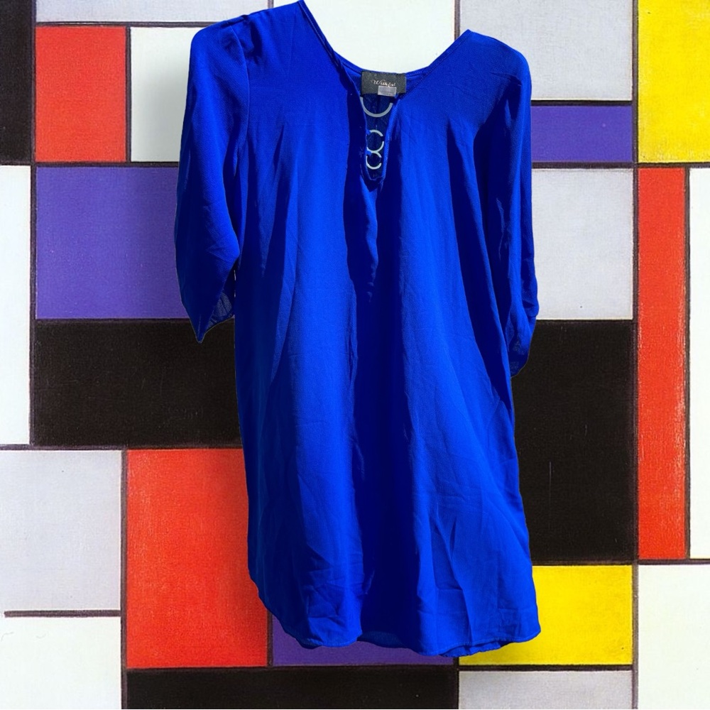 Wishful Ladies  Blue 2XL Dress